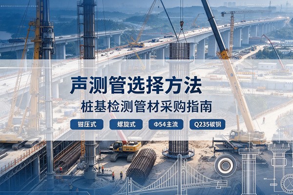 迎泽声测管选型标准