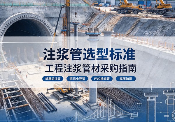 迎泽注浆管选型标准